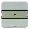 Berker Клавишный сенсор "Комфорт" с полем для надписей, 1-канальный цвет: белый, с блеском Modul 2